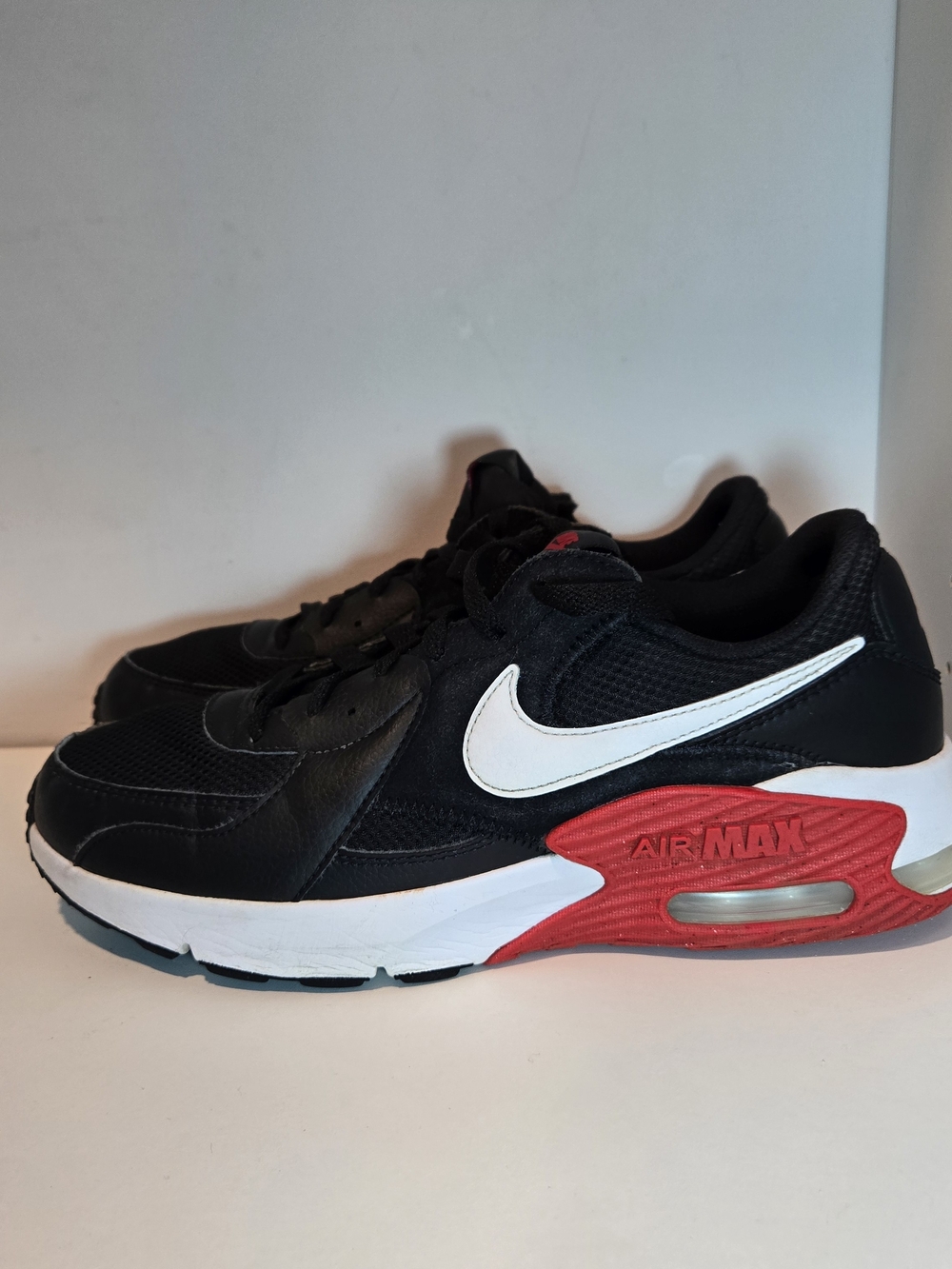 Nike Men’s Air Max Black White Red Running Sneakers